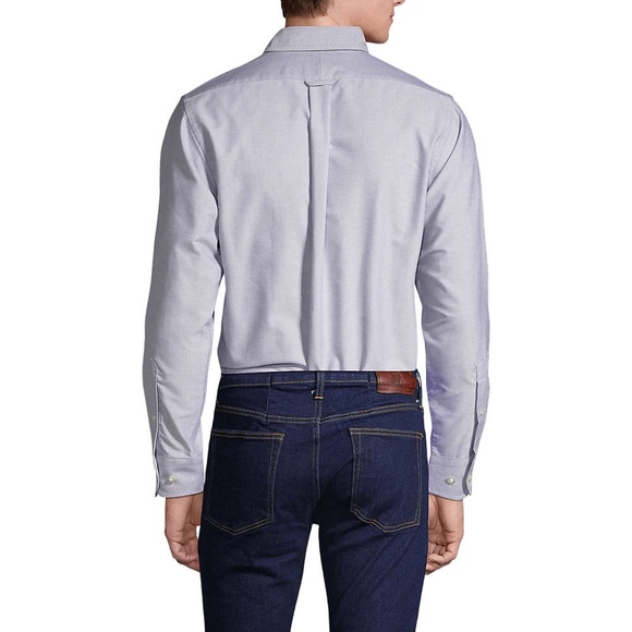 Lands' End Button-Down School Uniform Oxford Dress Shirt, Size XL, NWOT - Picture 3 of 11